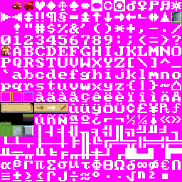 A full colour tilesheet
