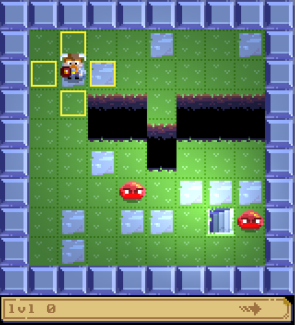 A demo using the full colour tilesheet
